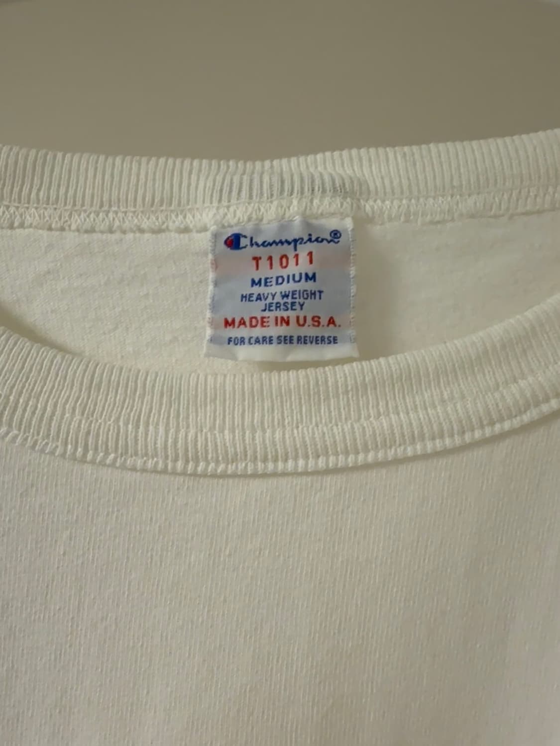 챔피언 해비웨이트져지 반팔흰색티 M 상품이미지3