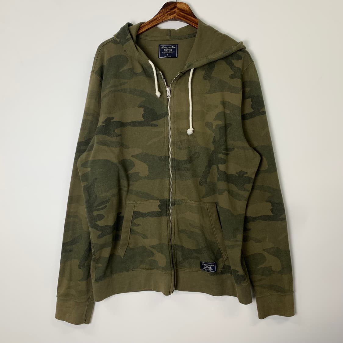 아베크롬비 카모 패턴 후드집업 상품이미지2