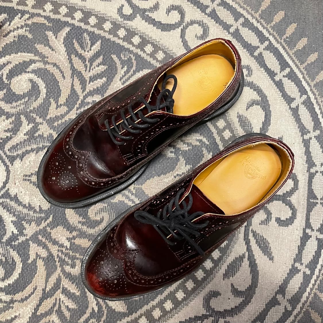 닥터마틴 3989 버건디 윙팁 구두   상품이미지2