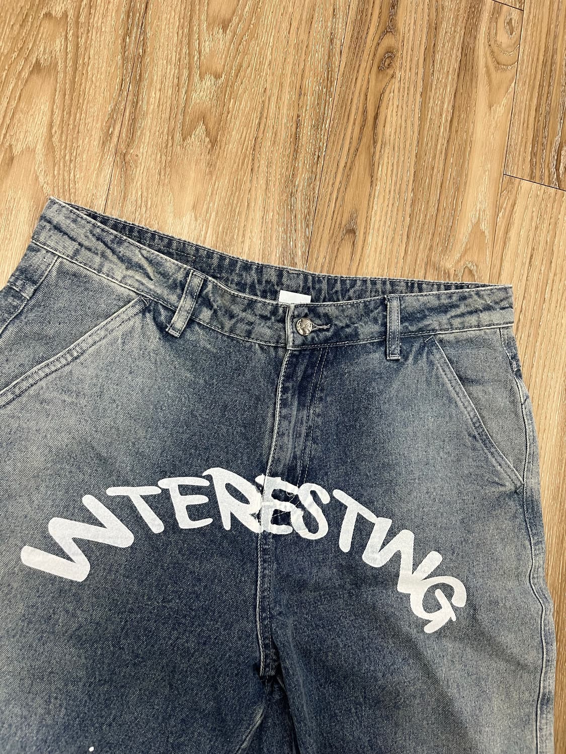 Interesting 버뮤다 컷오프 데님 반바지 34 상품이미지2