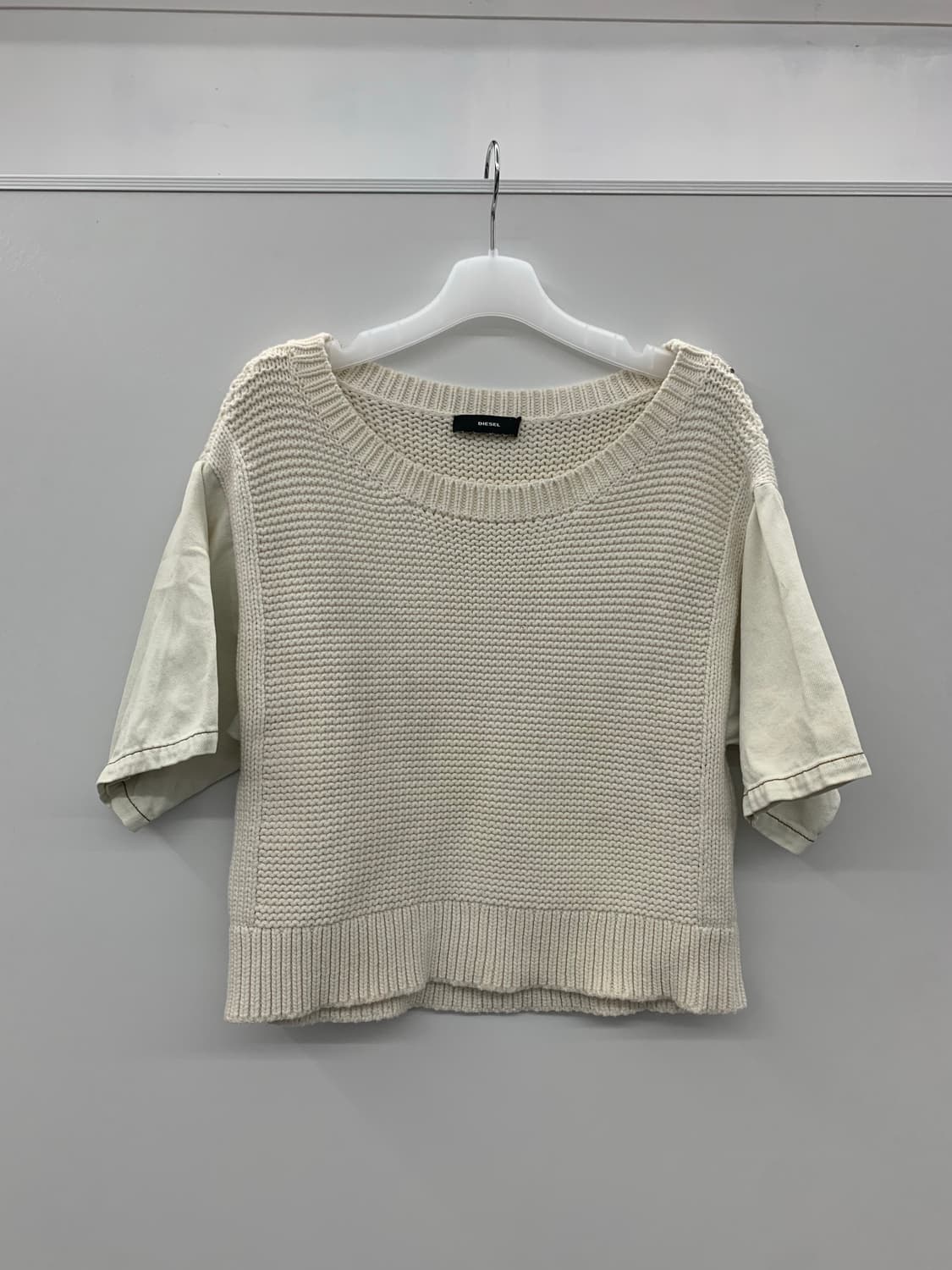 디젤 믹스 크롭 반팔 상품이미지2