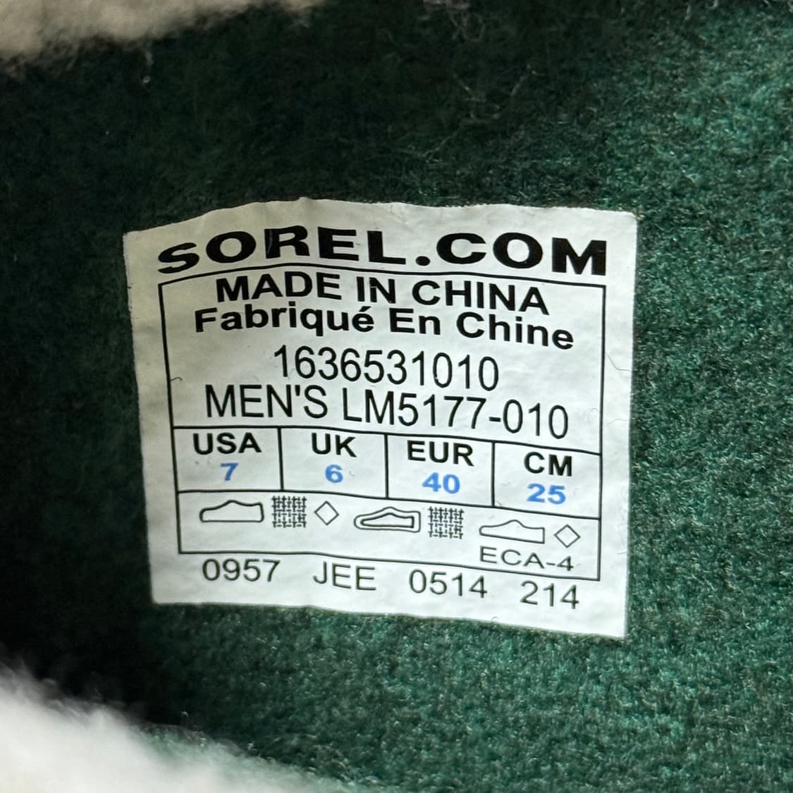 [정가 19만원] 소렐 방한부츠 250 상품이미지8