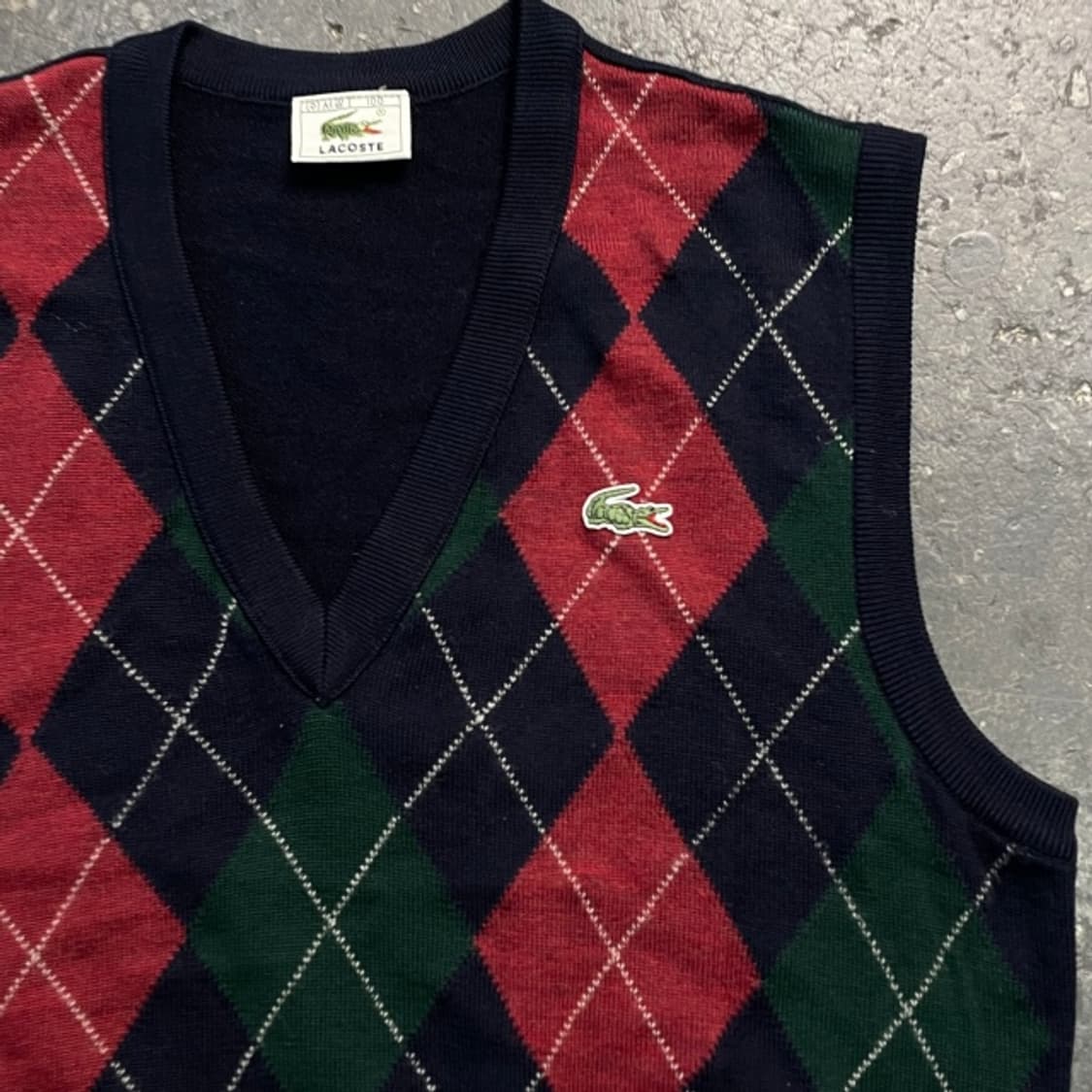100 라코스테 서광 니트조끼  상품이미지2