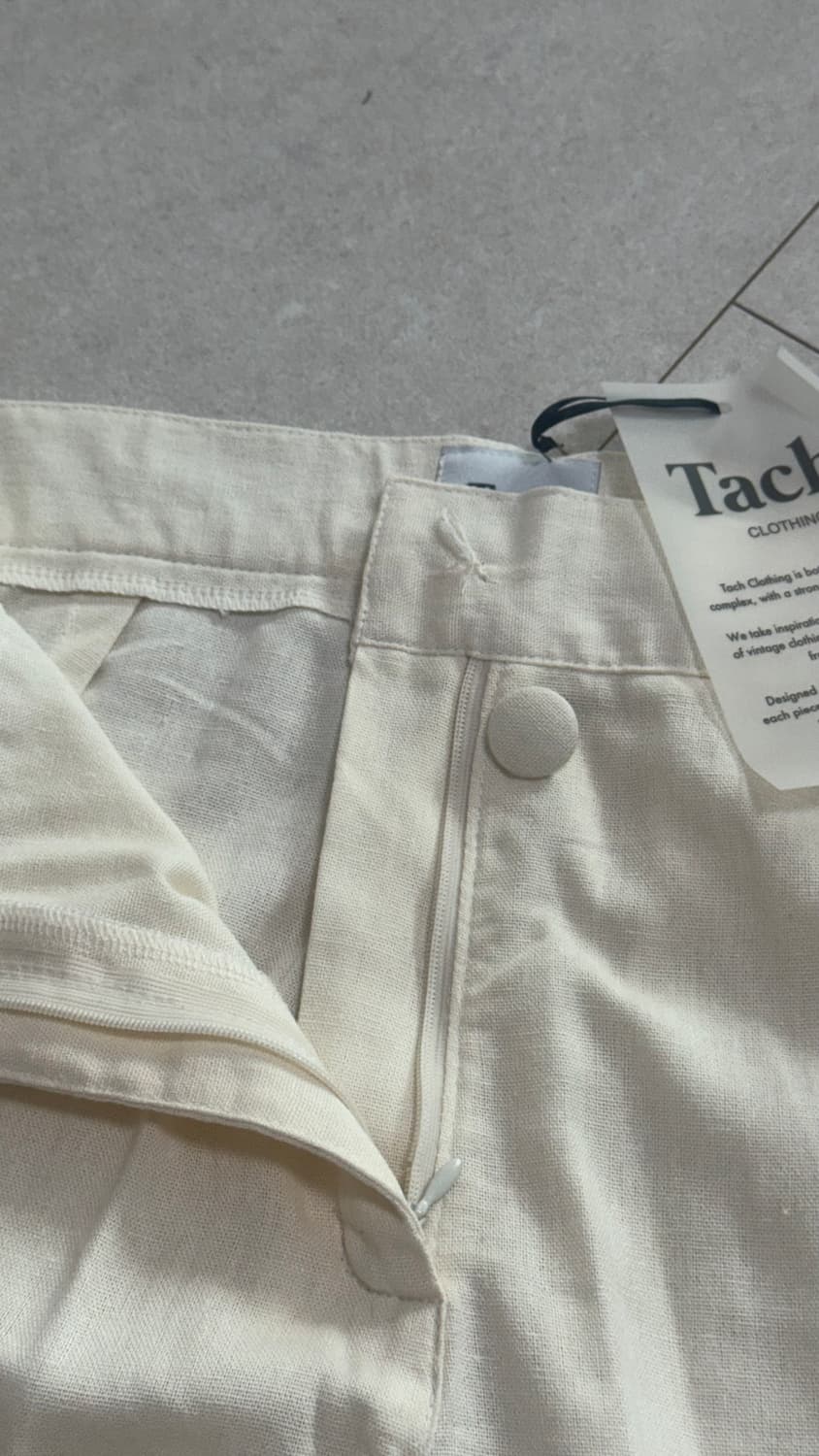 Tach Clothing 타치클로딩 아이보리 린넨팬츠 M 상품이미지7