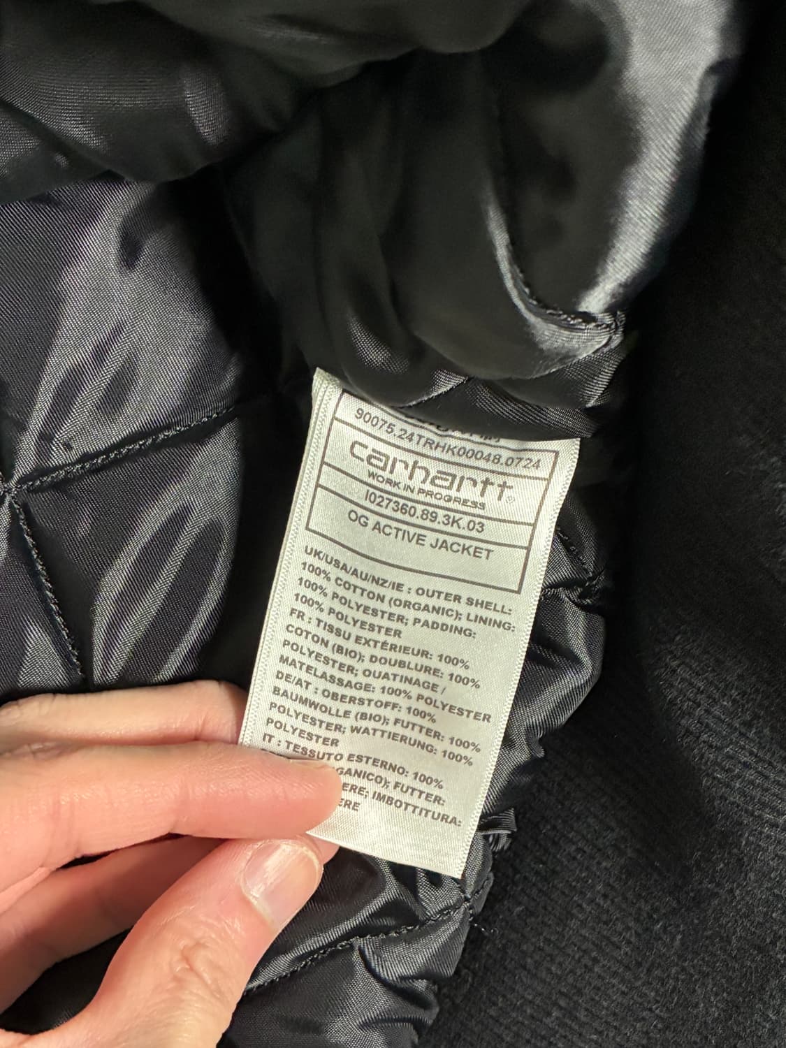 칼하트 액티브 자켓 m사이즈 상품이미지3