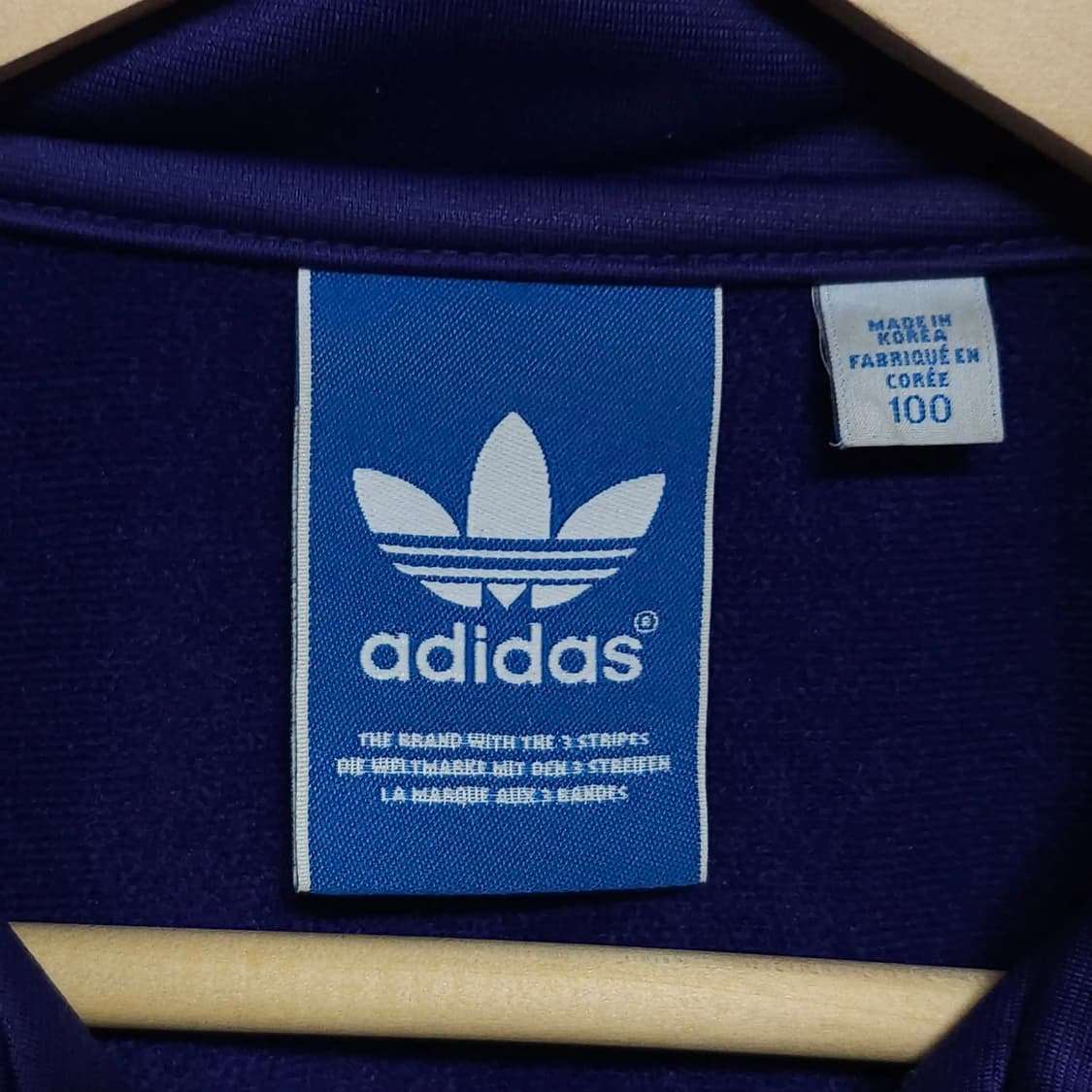 100)adidas 아디다스 파이어버드 트랙탑 져지 자켓 퍼플 상품이미지4