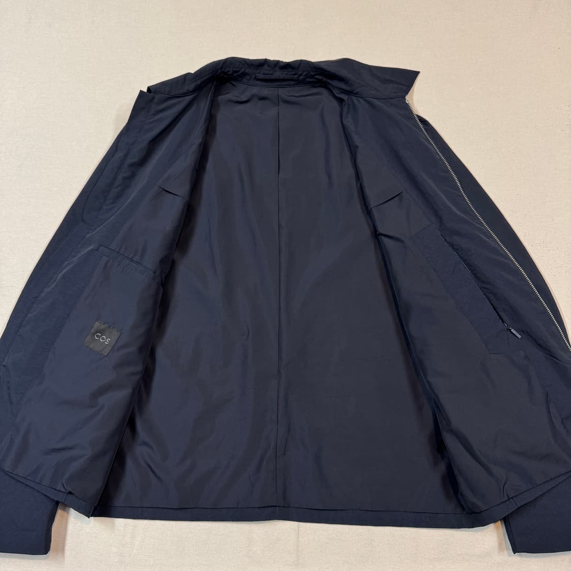 M) COS 코스 네이비 나일론 집업 자켓 상품이미지4