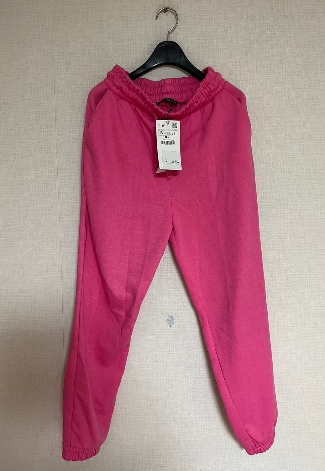 ZARA 자라 기모 조거 팬츠 핑크, 자라 기모 밴딩 팬츠 상품이미지8