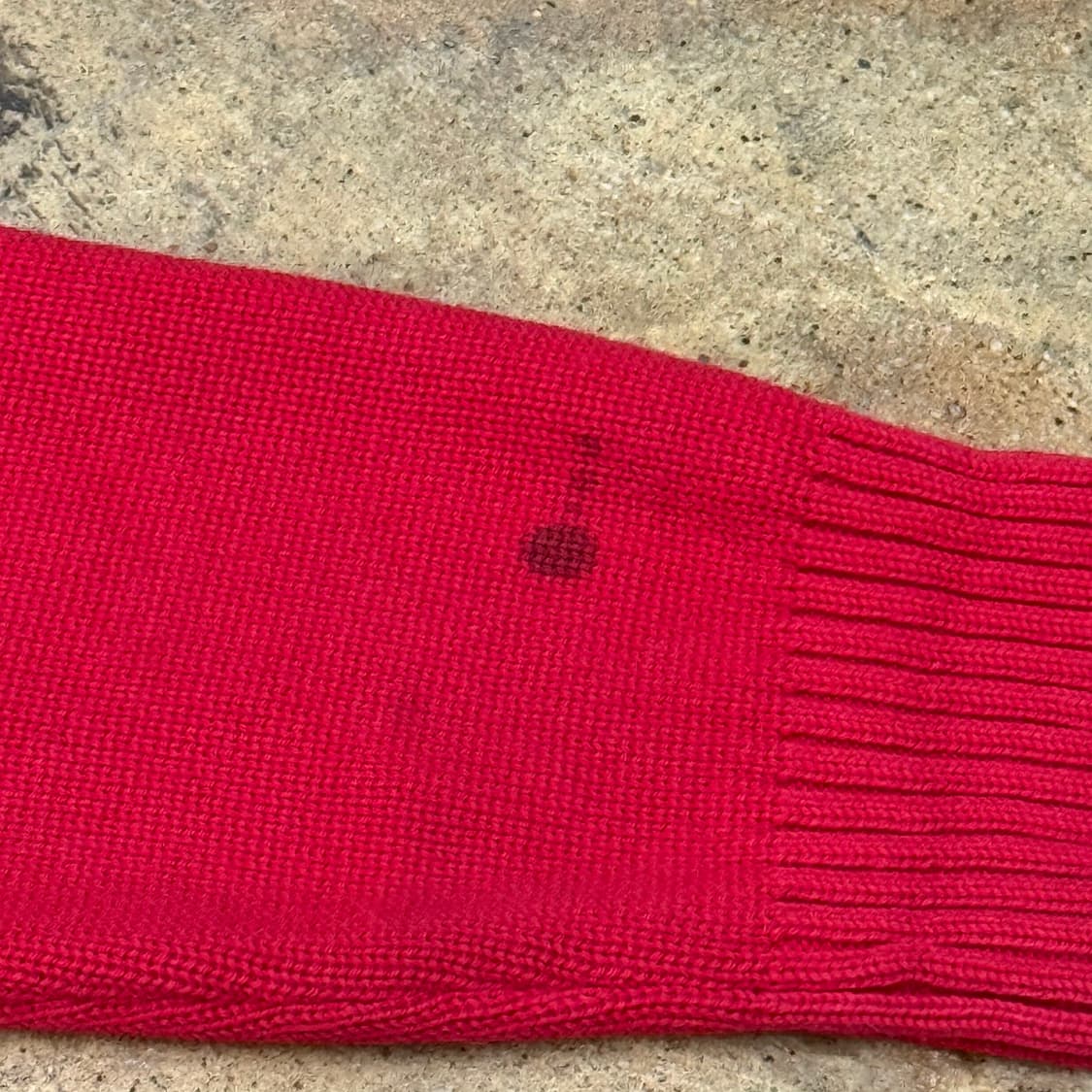 폴로 랄프로렌 레드 니트집업 상품이미지7