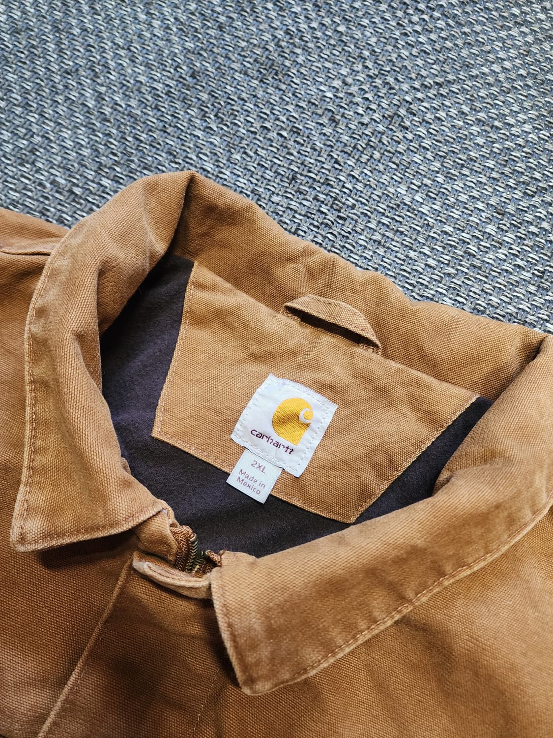 칼하트 버윅 미디엄 브라운 숏 자켓 2XL 상품이미지8