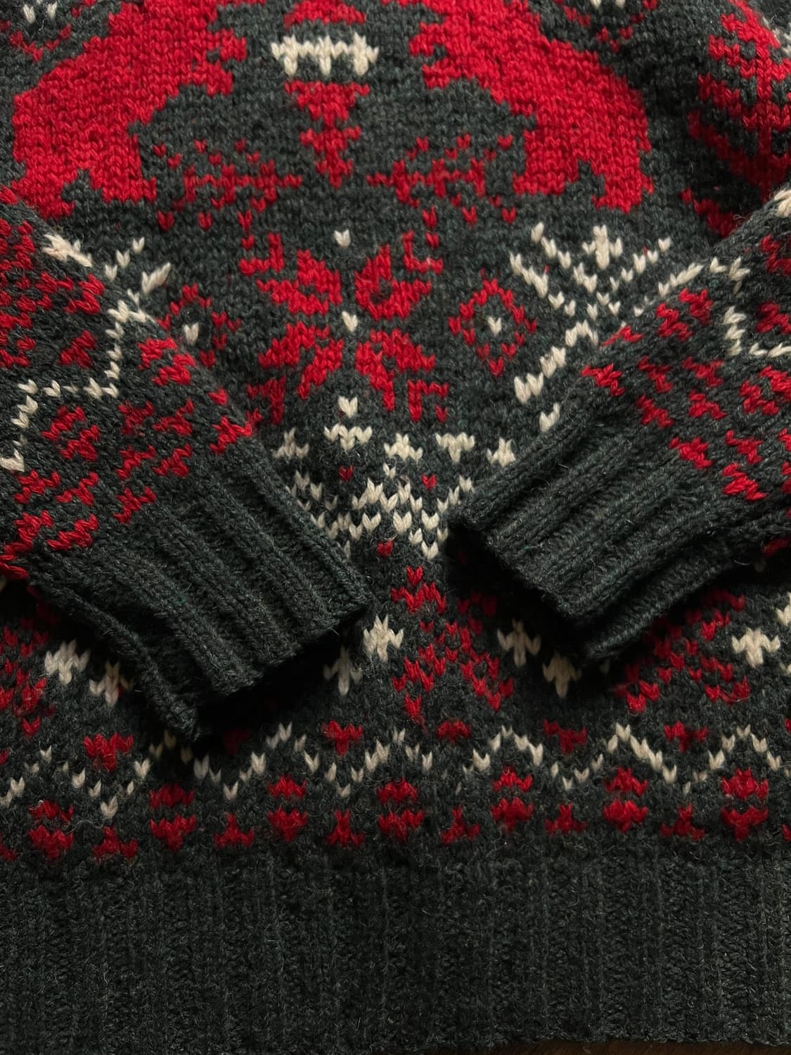 [M]80's 폴로 랄프로렌 노르딕 패턴 핸드 니트 상품이미지6