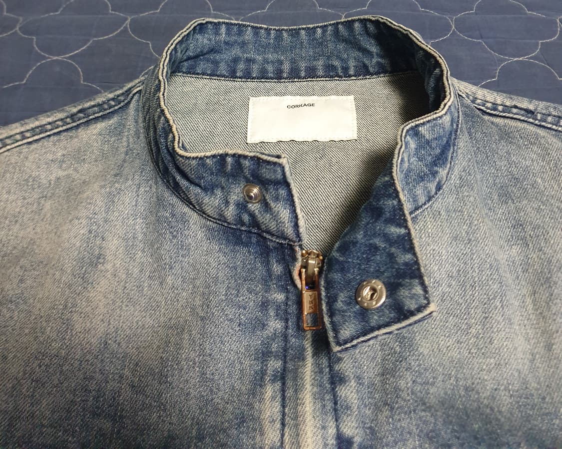 CORKAGE 빈티지워싱 라이더 데님자켓 (F) 상품이미지3