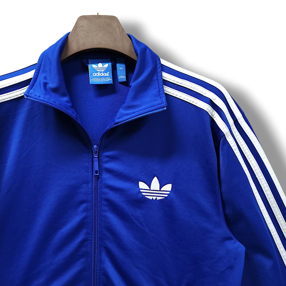 [100] 아디다스 블루&화이트라인 파이어버드 트랙탑 져지 상품이미지4