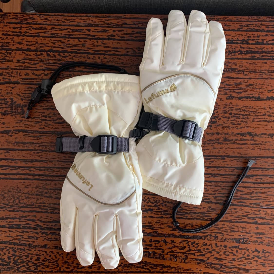 [미착용] 라푸마 Lafuma 방한 장갑 스키 장갑 아이보리 보드 캠핑 상품이미지4