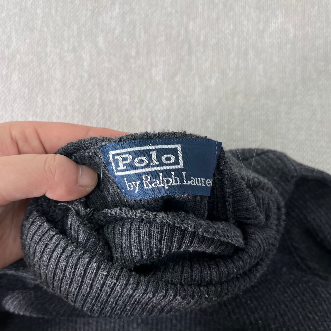 W 90 폴로랄프로렌 터틀넥 골지 니트 상품이미지4