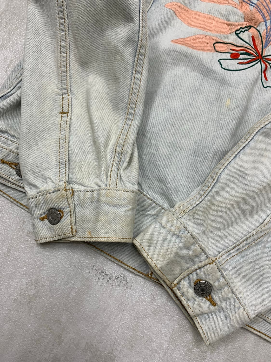 리바이스 연청 데님 자켓 #583 상품이미지8