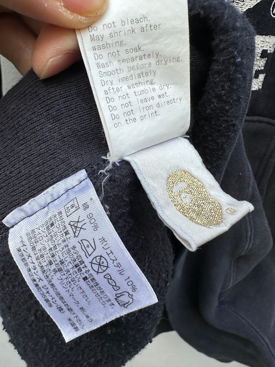 00s og nigo bape hoodie(reverseweave) 상품이미지7
