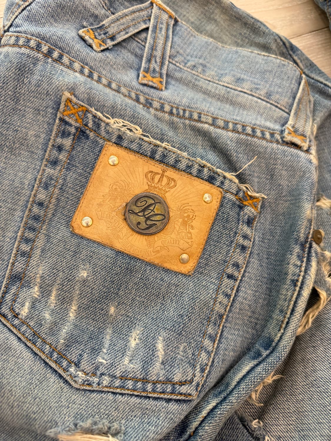 돌체앤가바나 2005 디스트로이드 데님팬츠 상품이미지3