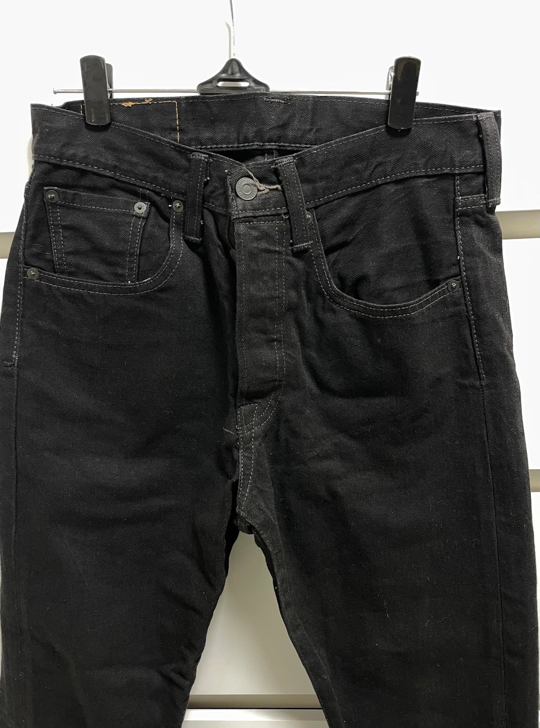 리바이스 501 CT 블랙 데님 상품이미지3