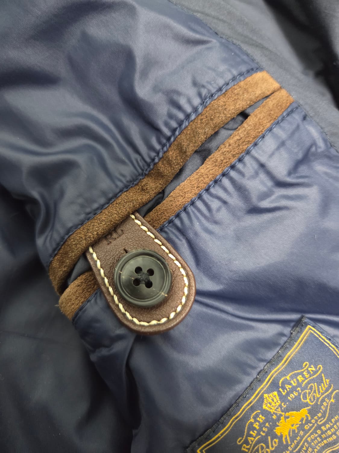 폴로 랄프로렌 퀼팅 자켓 네이비 상품이미지5