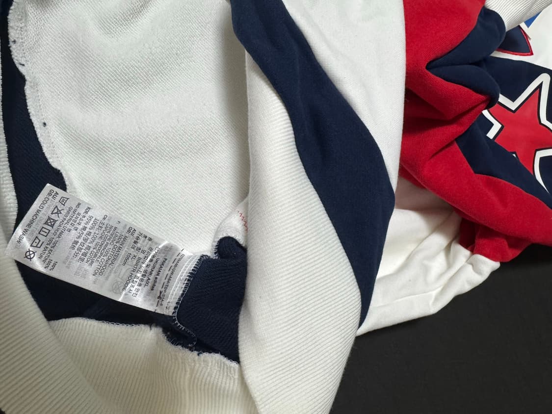 정품새제품 아디다스 오리지널 레트로 별 레터링 오버 후드 XL 상품이미지4