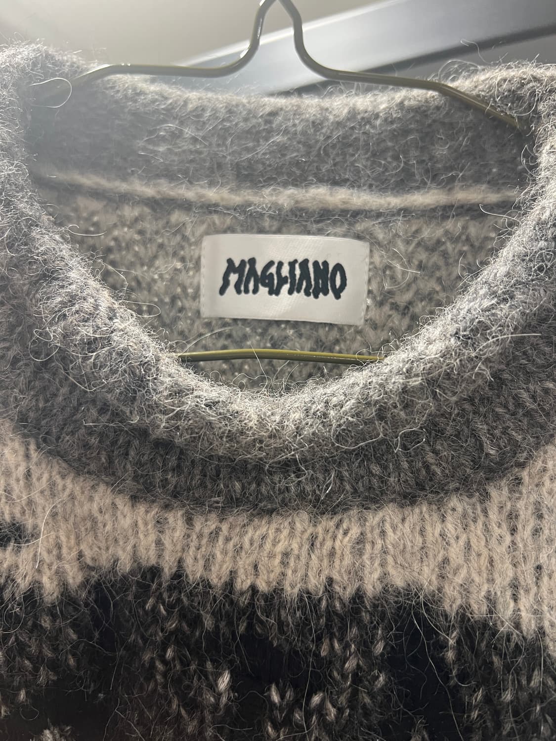 마리아노 노 타브 니트 풀 스웨터 M 상품이미지5