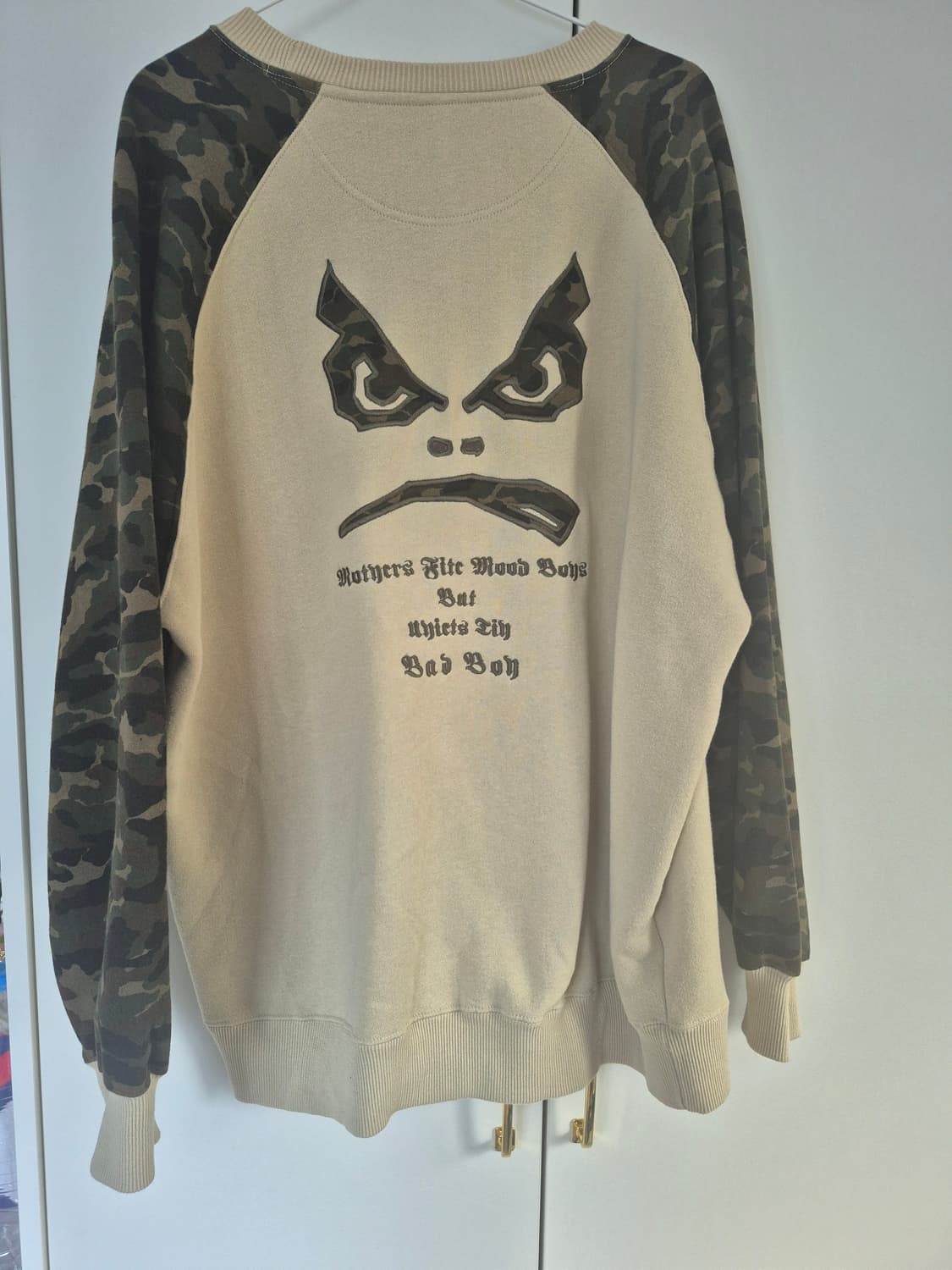 배드보이 badboy 카모 y2k 00s 올드스쿨 맨투맨 상품이미지1