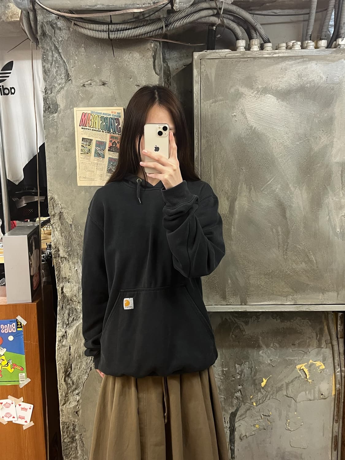 칼하트 후드티 블랙 S #csz764 상품이미지2