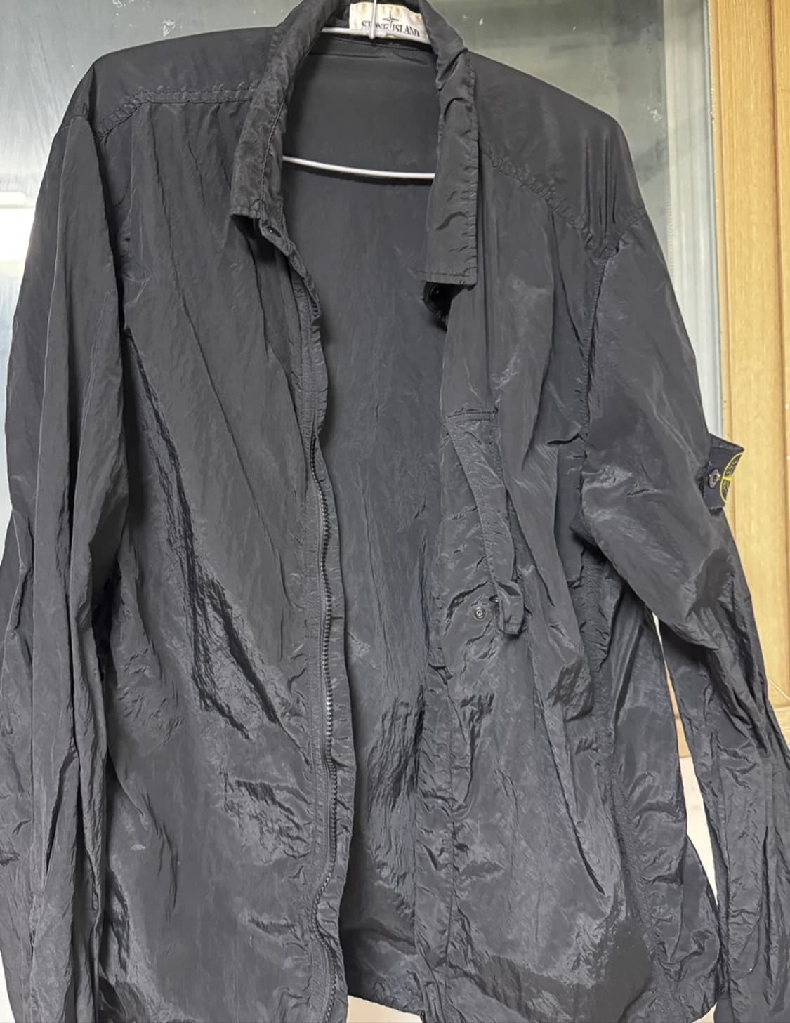 스톤아일랜드 나일론 오버셔츠 블랙 XL 상품이미지1