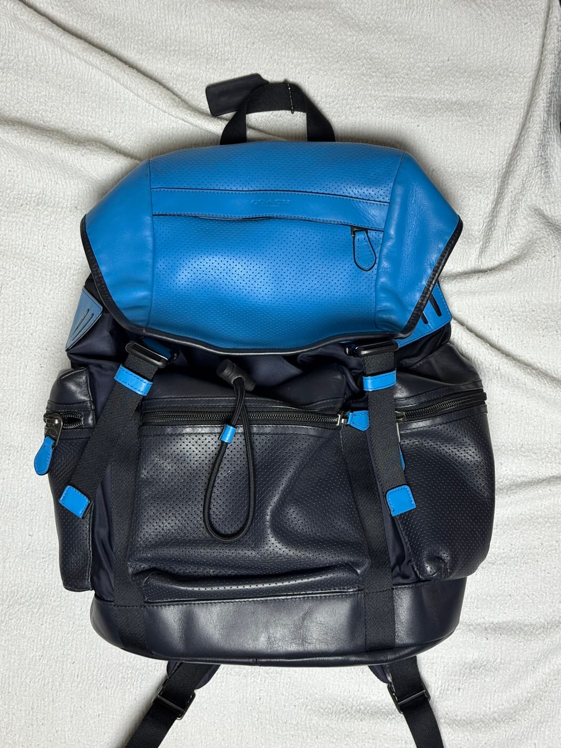 코치 뉴욕 레더 백팩(정품) 상품이미지1