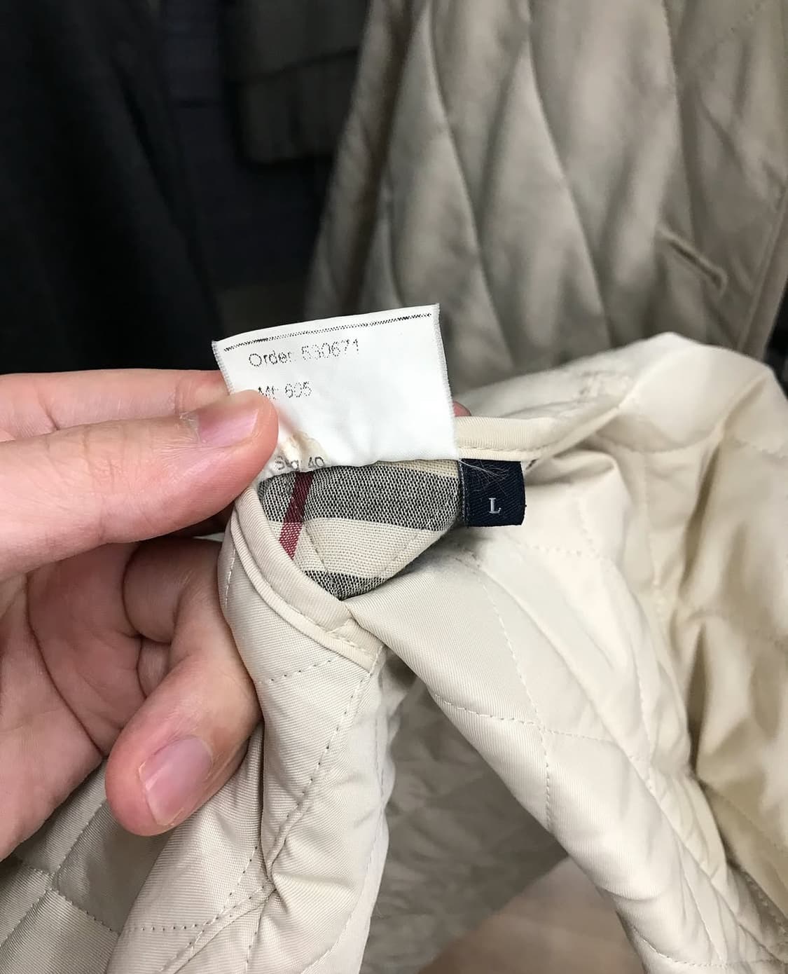 버버리 누빔 퀼팅 자켓 상품이미지6