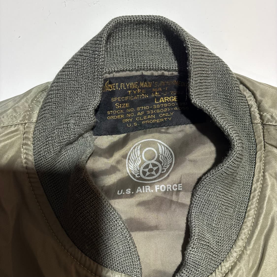 U.S. AIR FORCE 무드 빈티지 나일론 베스트 상품이미지5