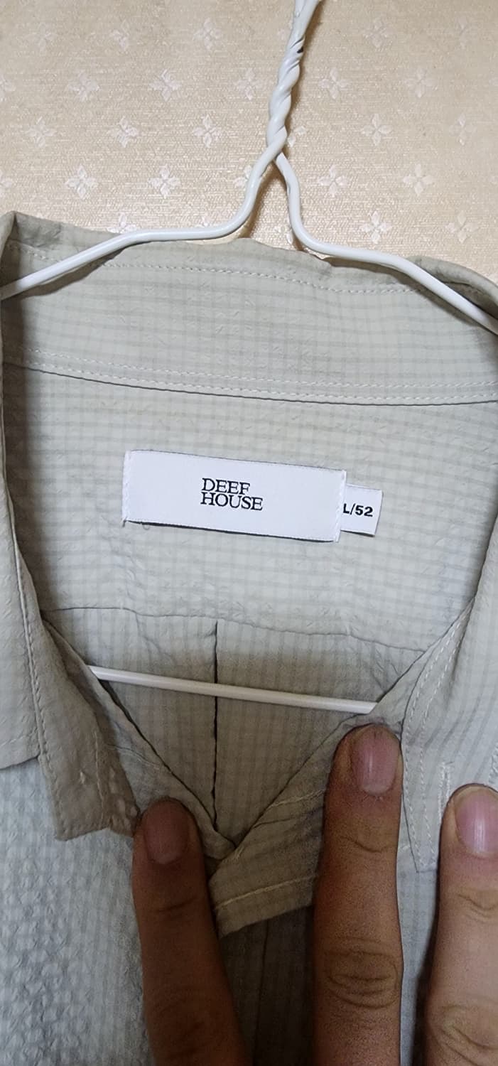 딥하우스 남성 세미오버핏 주름없는셔츠난방110 새거 상품이미지4