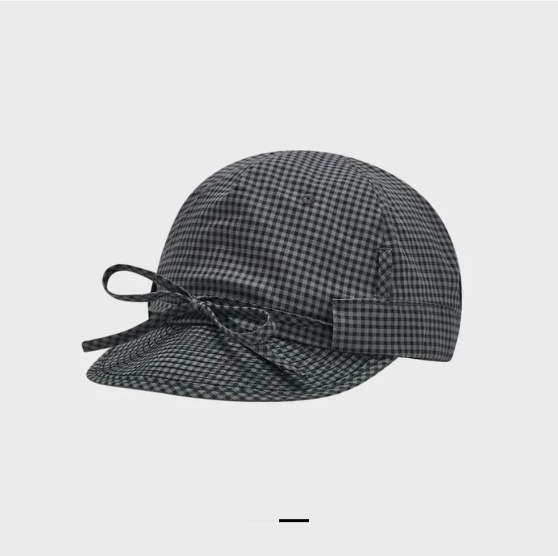 타입서비스 Checkered Ribbon cap 모자 캡 상품이미지2