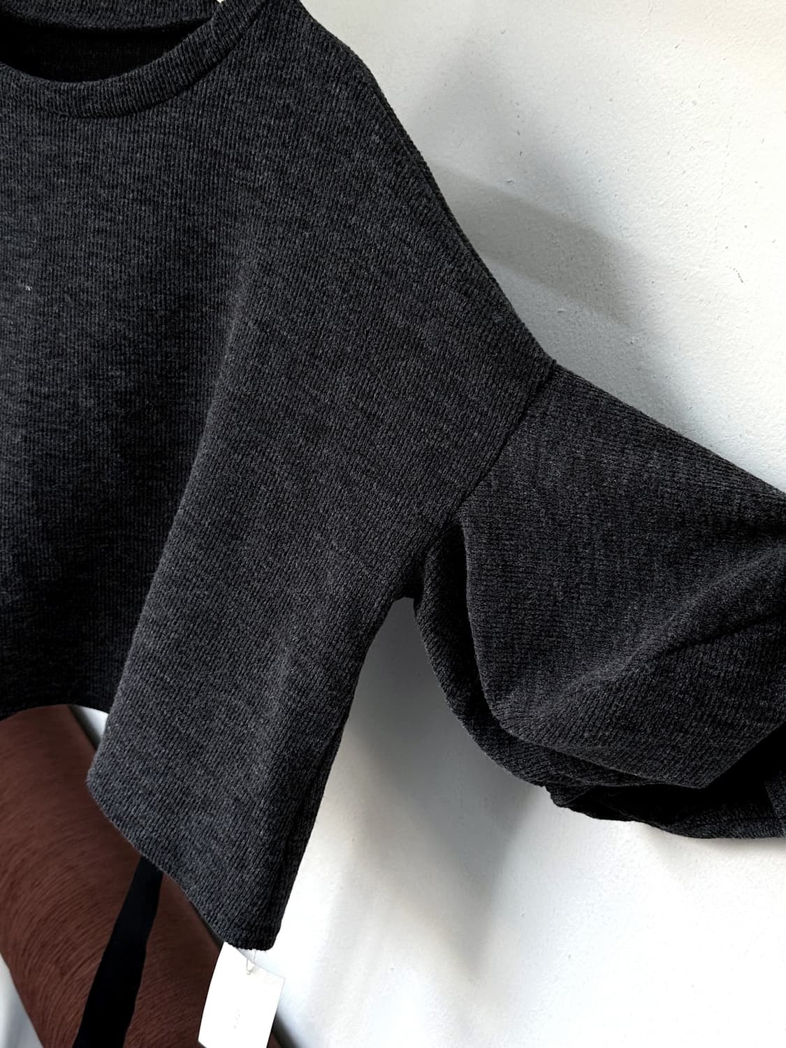 Fuff sleeve design wide silhouette knit  상품이미지4