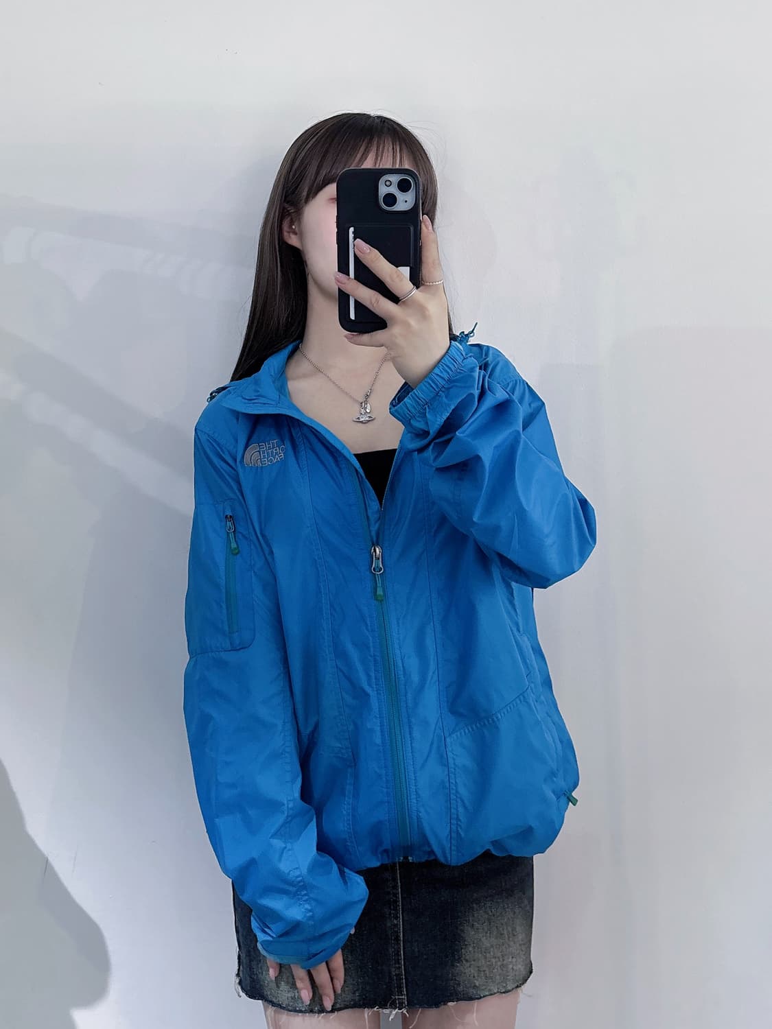 노스페이스 스카이블루 바람막이 상품이미지1