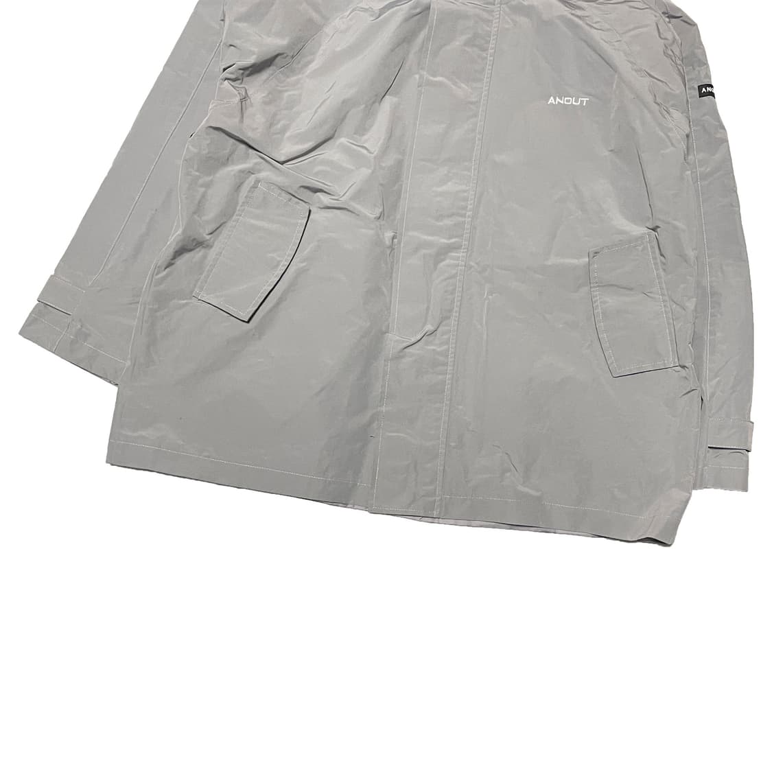 언아웃핏 바람막이 점퍼 그레이 상품이미지4