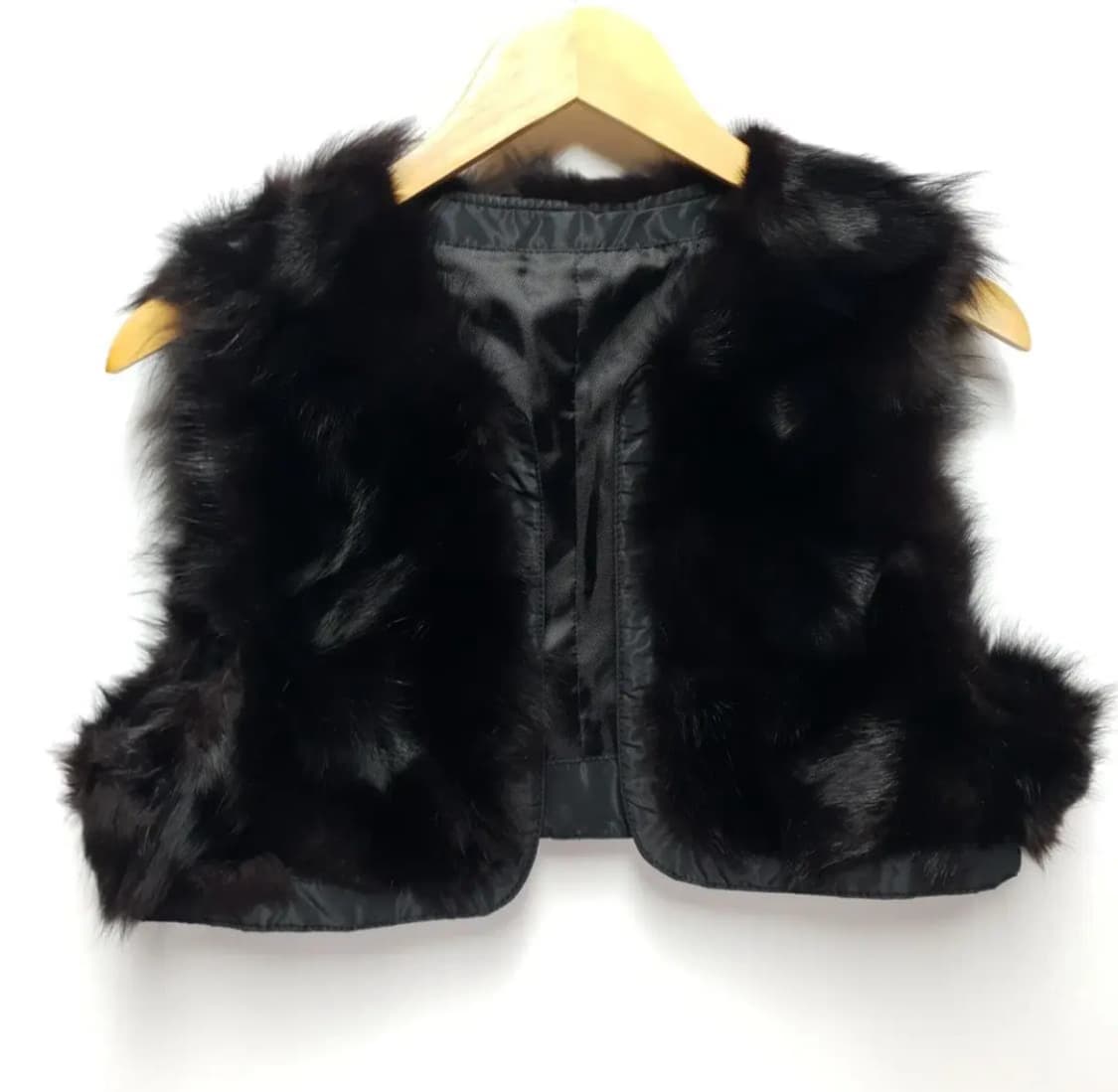 세정 모피 여우털 조끼 95_H740 상품이미지1