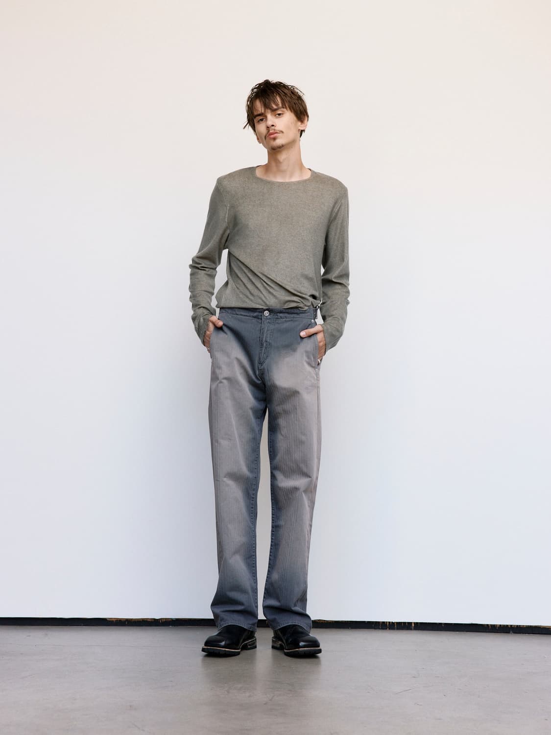 아워레가시 헤링본 트러커 트라우저 50 size 상품이미지2