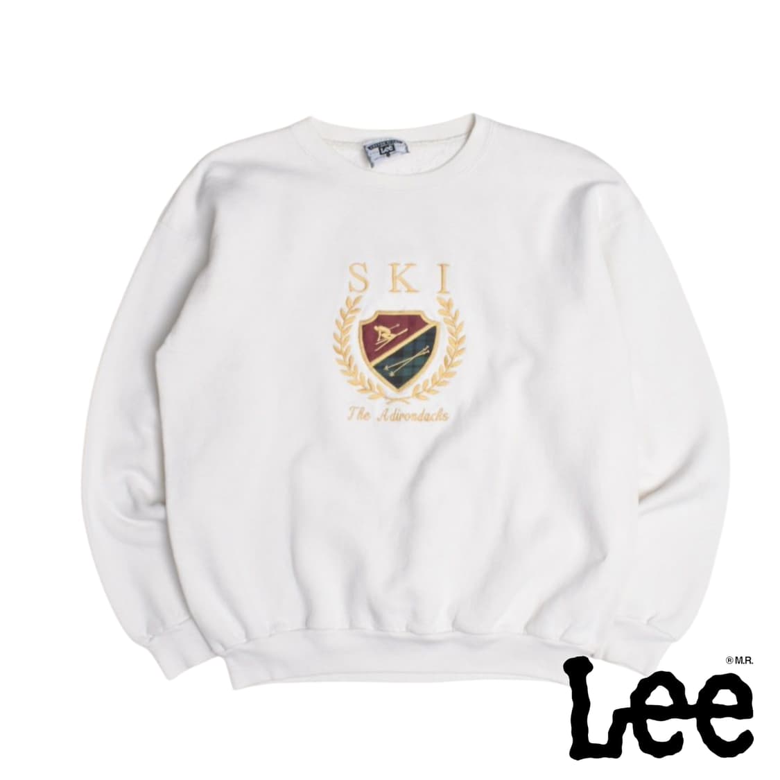 오리지널 90S LEE 리 USA 스키패치 맨투맨 스웻셔츠 L N0066 상품이미지1