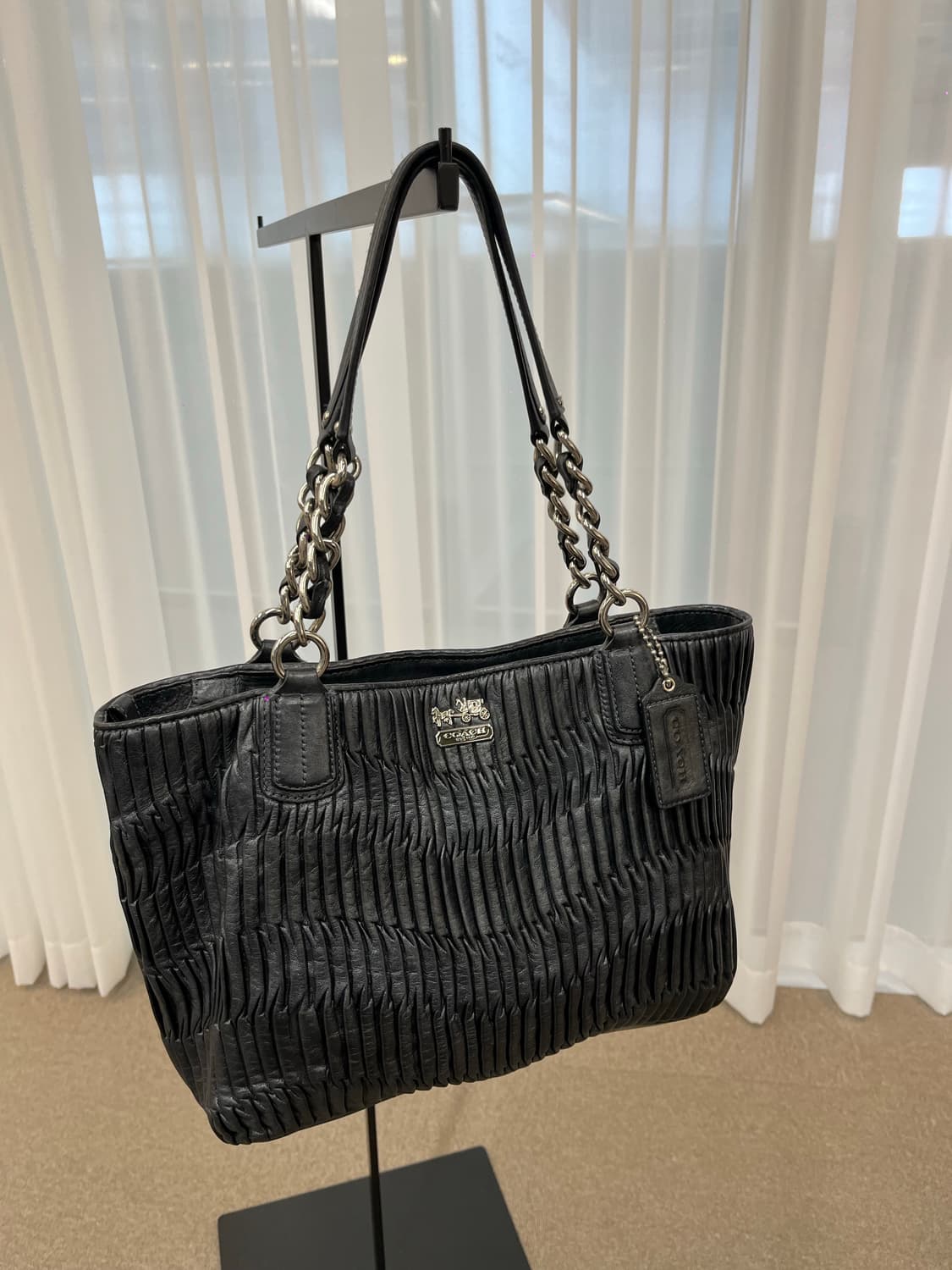Coach Black Square Big Bag 상품이미지3