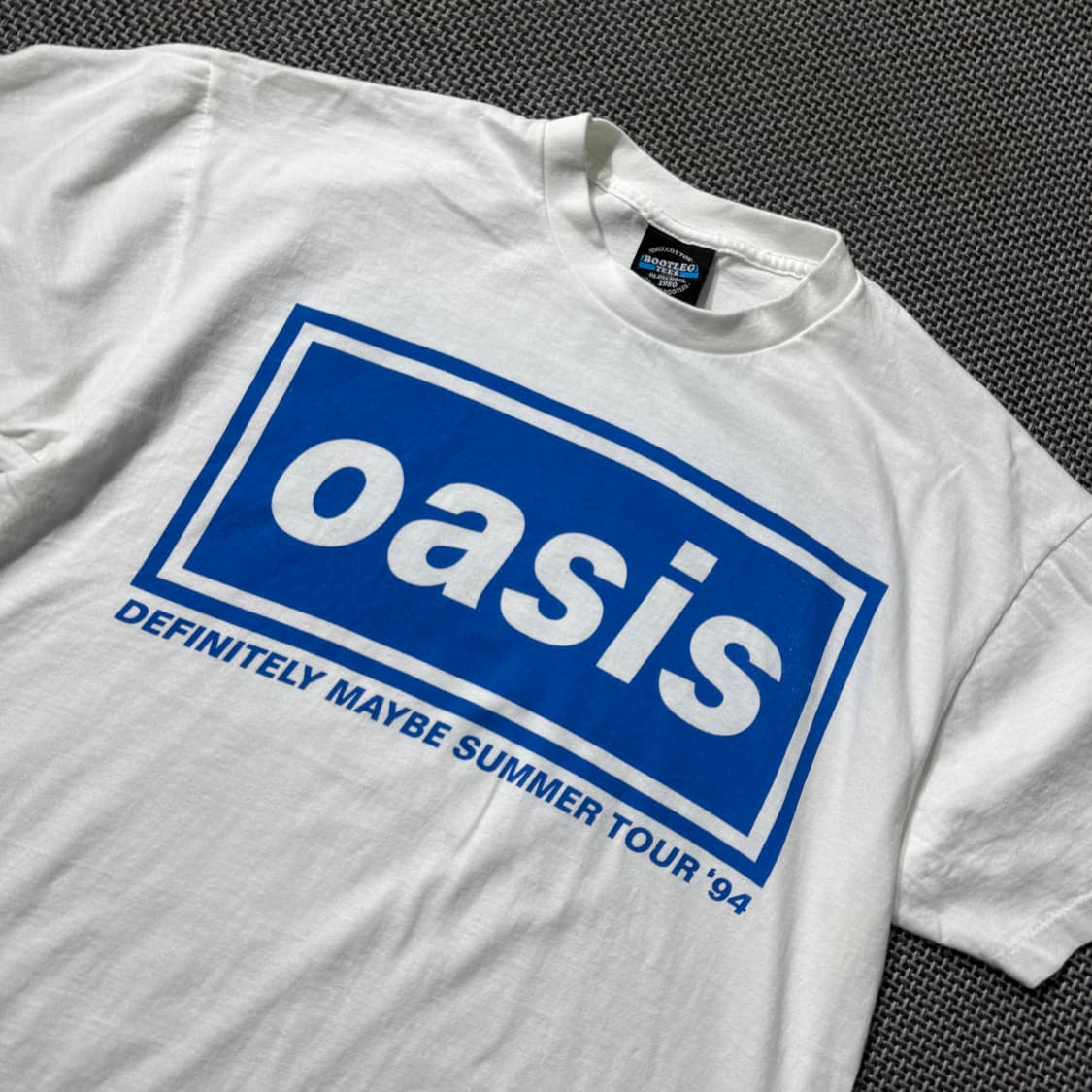 새상품) 오아시스 락밴드 프린팅 티셔츠 (L/XL) 상품이미지3