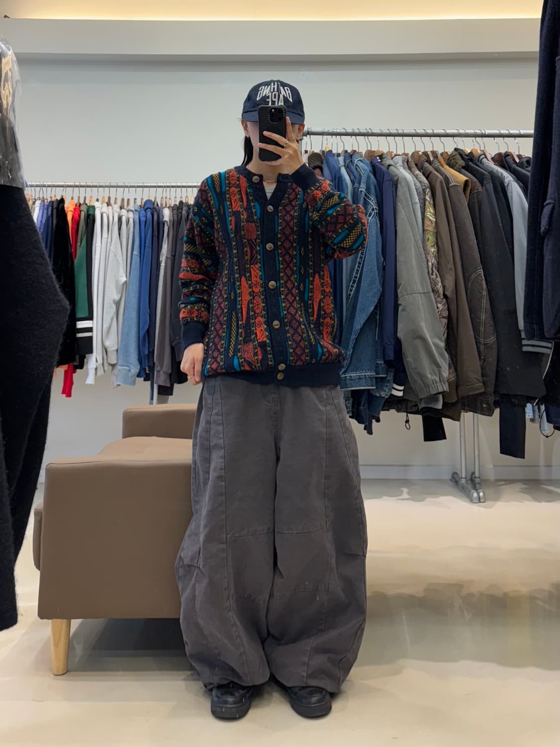 게쿠 케이블 니트 가디건 상품이미지7