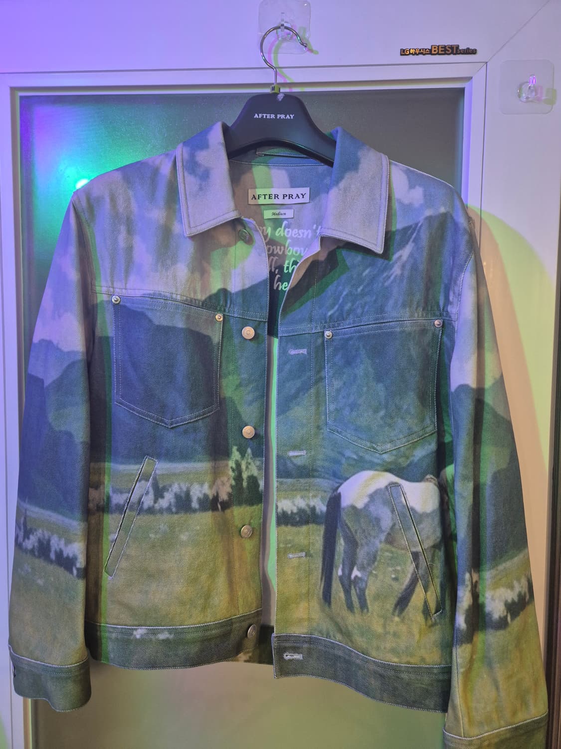 애프터프레이 카우보이 프린티드 트러커 자켓 상품이미지1