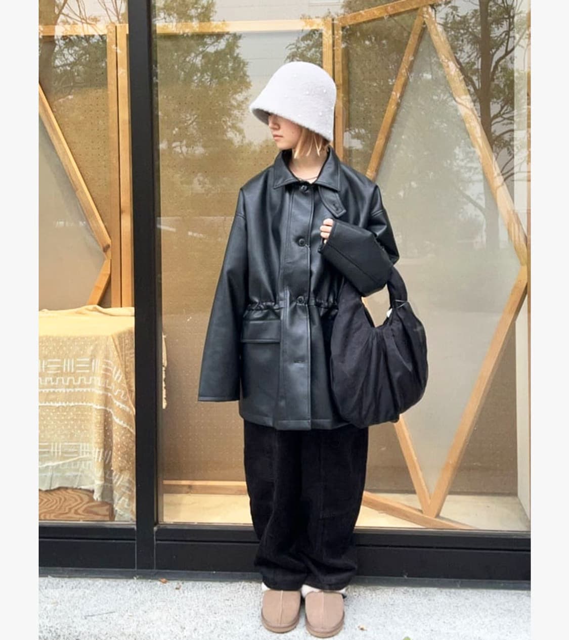 FREAK’S STORE - 24FW LEATHER CAR COAT 상품이미지3