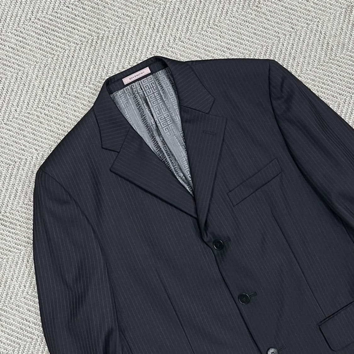 지방시 스트라이프 3버튼 블레이저 v0958 상품이미지3