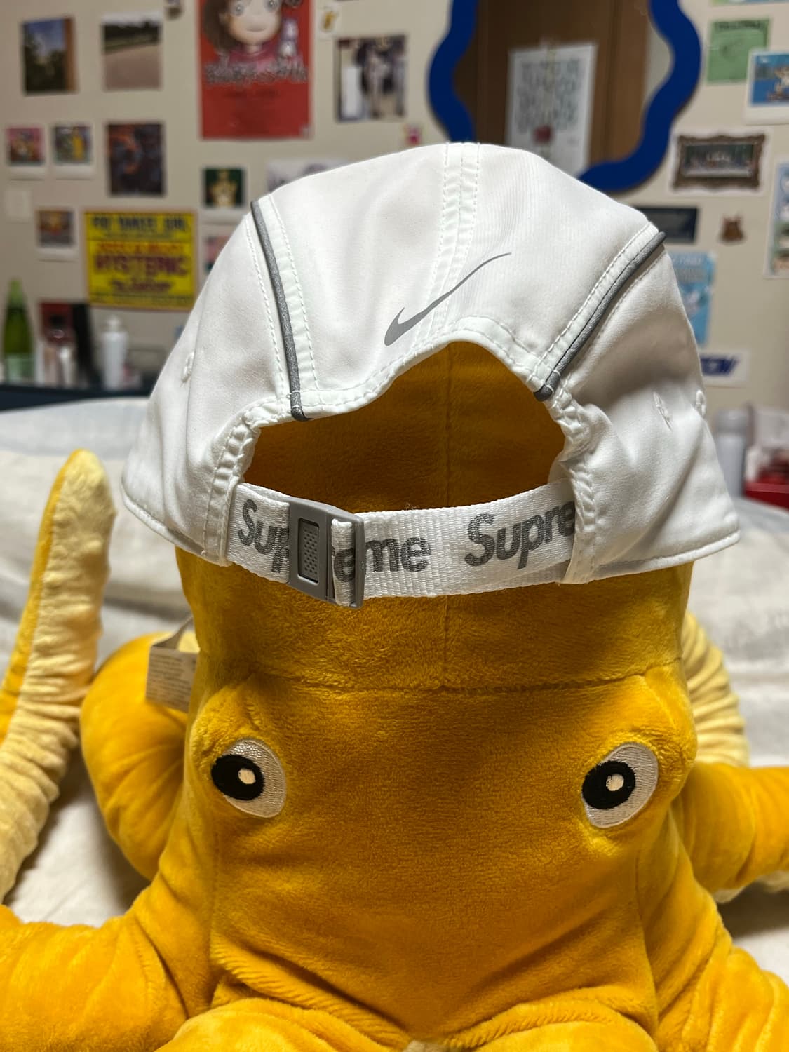 슈프림 나이키 캠프캡 모자 에어맥스 화이트 판매 상품이미지3