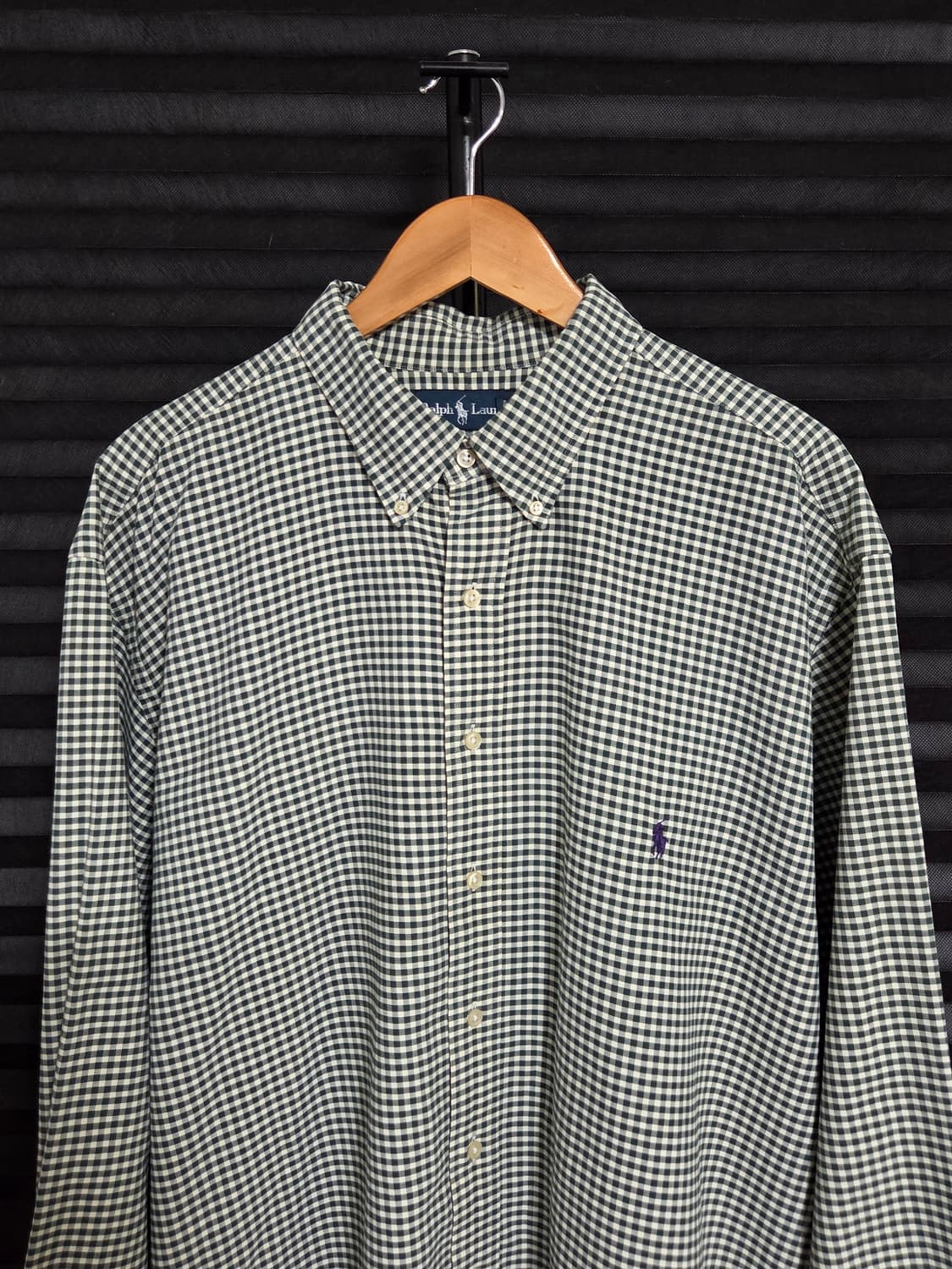 [폴로 랄프로렌] 클래식 핏 깅엄 체크 버튼다운 셔츠 | 00160 상품이미지2
