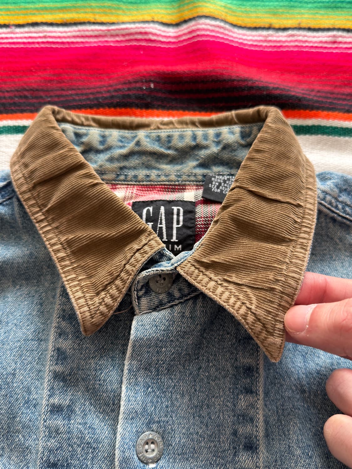 90s Old Gap denim shirt 상품이미지6