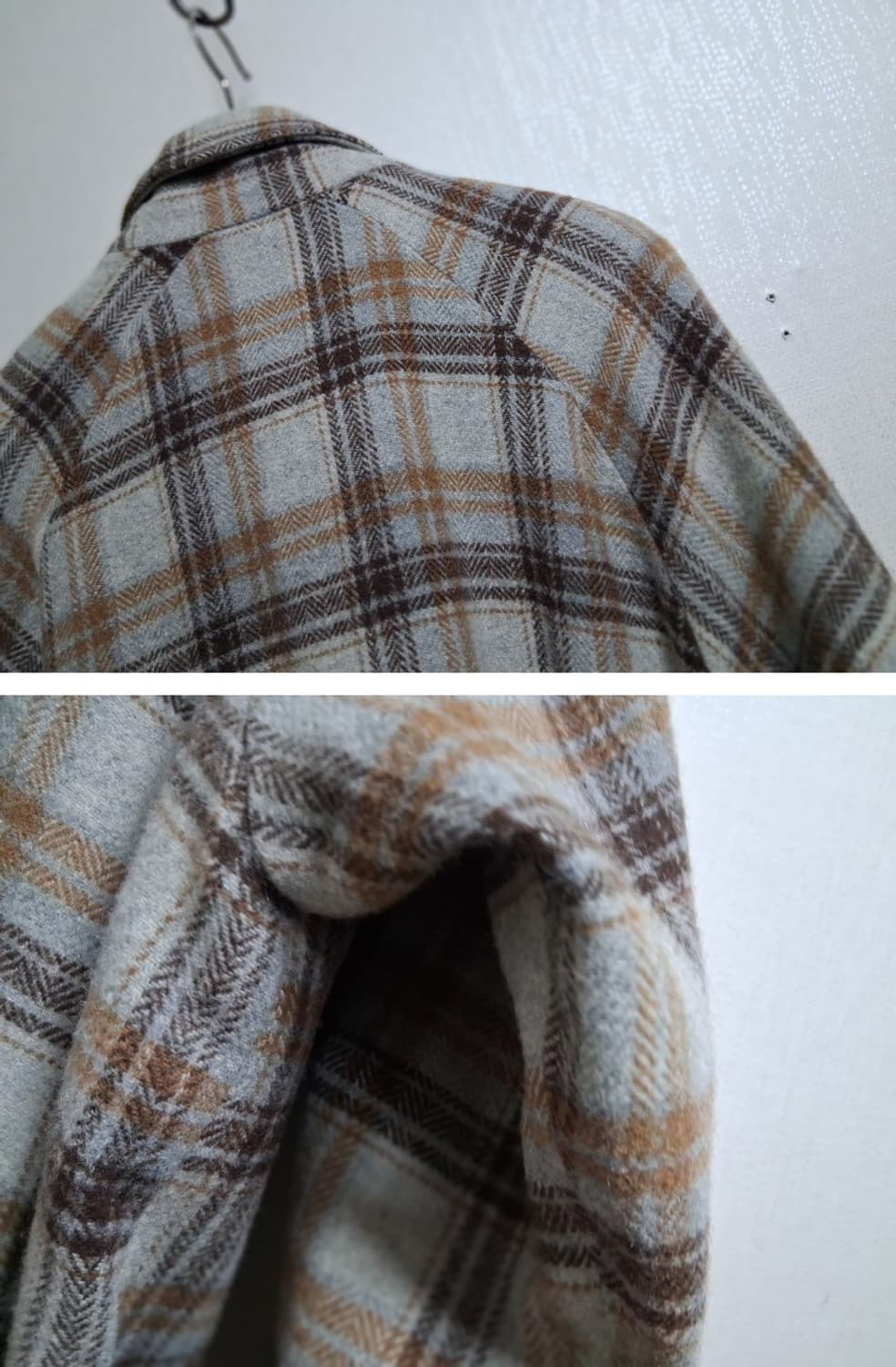 일본수입 빈티지 홈웨어 모직체크 나이트롱가운 남여100까지프리
모70 나 상품이미지7